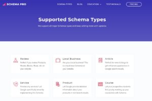 WP Schema Pro Nulled: Schema Types