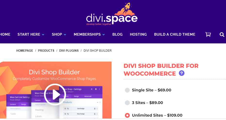 woocommerce product builder for divi