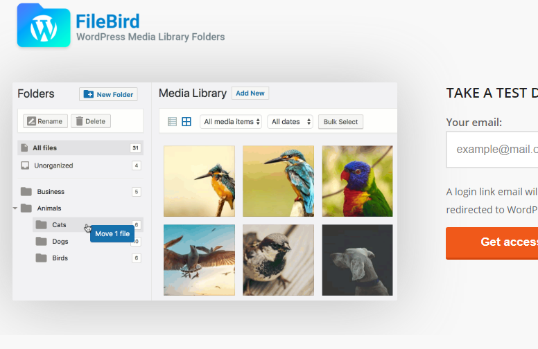 FileBird Pro Nulled WordPress Media Library Folders Download