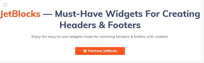 JetBlocks Nulled Must-Have Widgets For Creating Headers & Footers Elementor Free Download