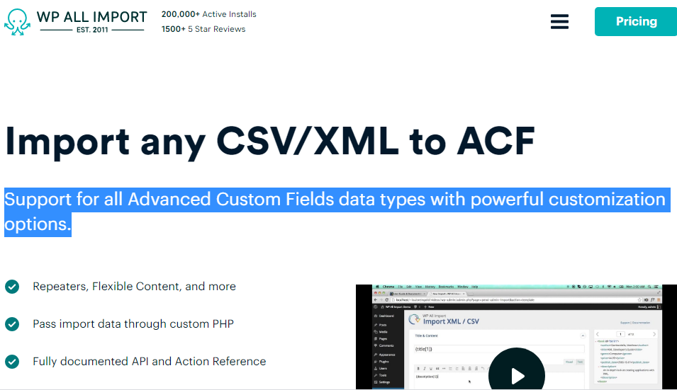 WP All Import Pro ACF Add-On Nulled Download