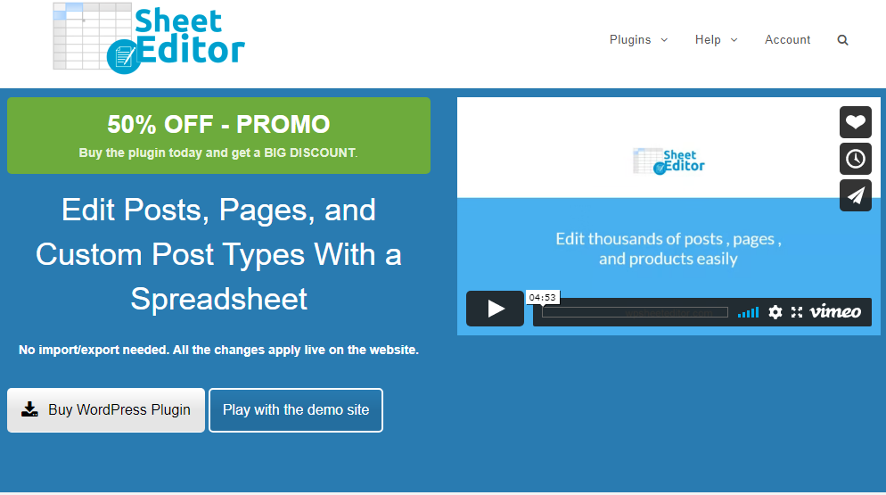 WP Sheet Editor Premium Nulled Free Download