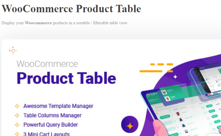 WooCommerce Product Table Nulled Plugin Download