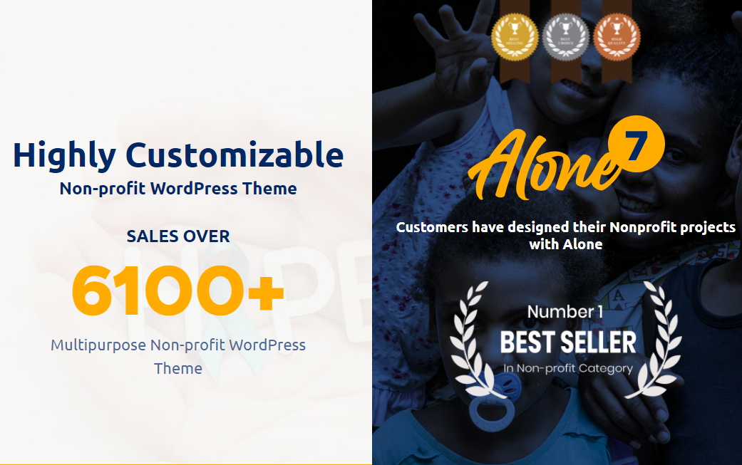 Alone Nulled Charity Multipurpose Non-profit WordPress Theme Download