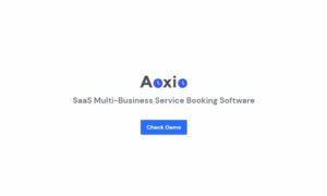 Aoxio Nulled script for booking multi-business SaaS services Free Download