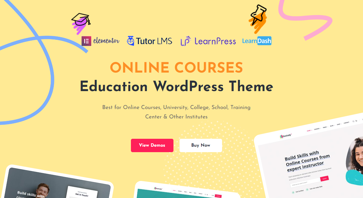 Gostudy Nulled Education WordPress Theme Download