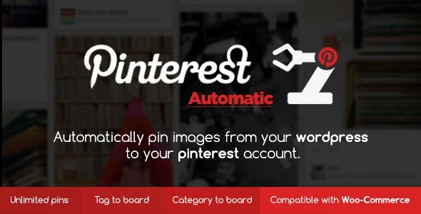Pinterest Automatic Pin Nulled WordPress Plugin Free Download