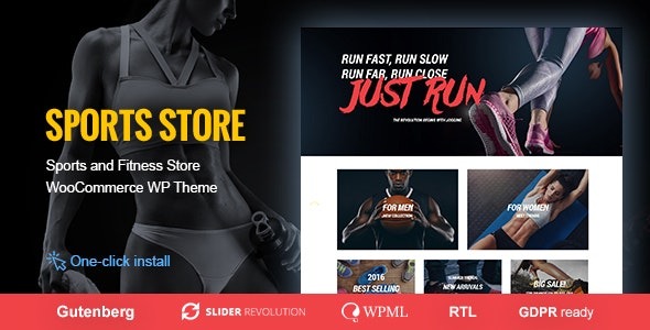 Sports Store Nulled Sports Clothes & Fitness Equipment Store WP Theme Free Download