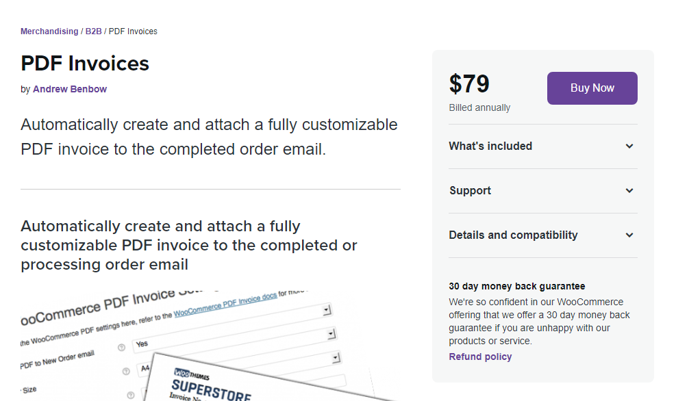 WooCommerce PDF Invoices Nulled Download