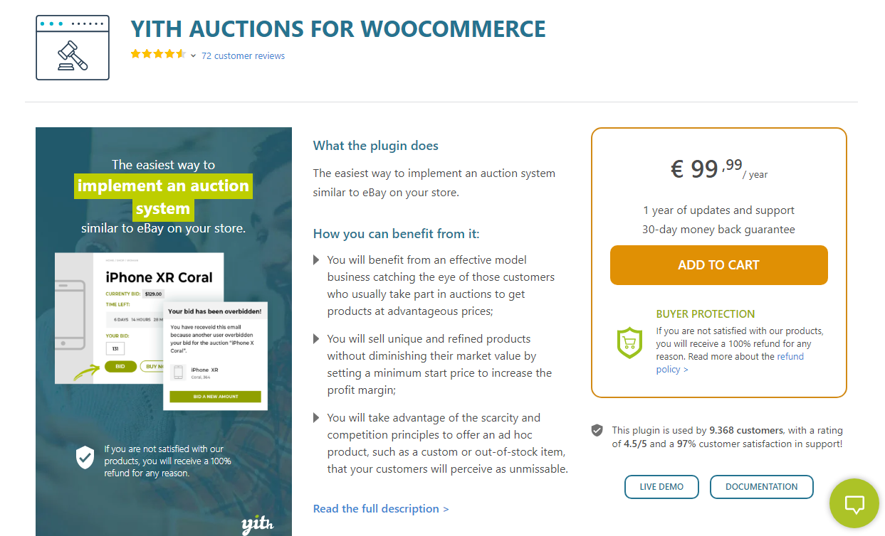YITH Auctions for WooCommerce Premium Nulled