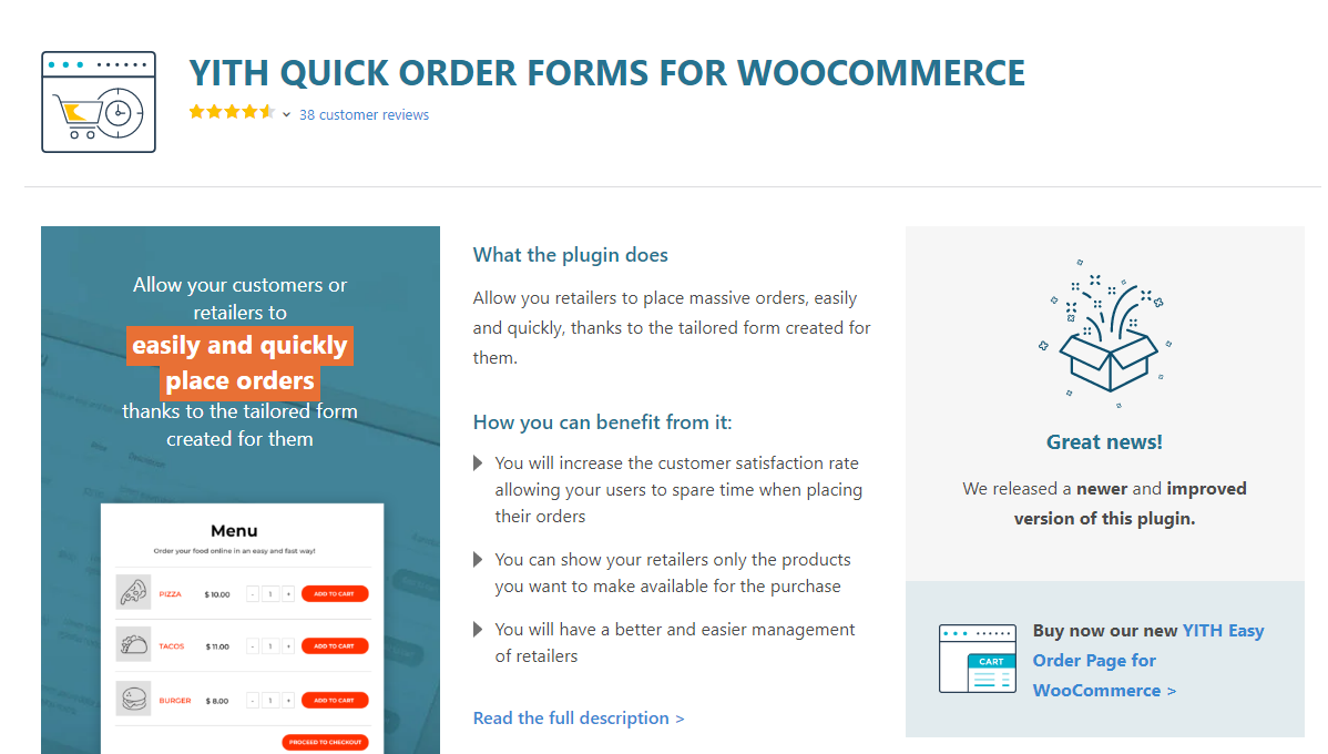 YITH Quick Order Forms for WooCommerce Premium Nulled