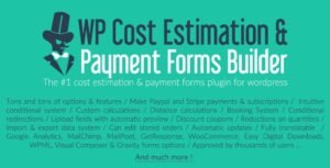 WP Cost Estimation & Payment Form Builders Nulled Plugin