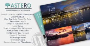 Astero - WordPress Weather Plugin