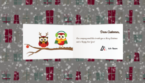 Business Christmas Greeting Card nulled
