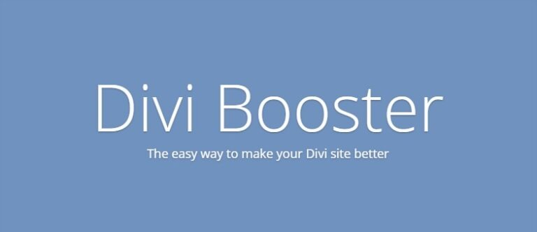Divi Booster Nulled WordPress Plugins Download