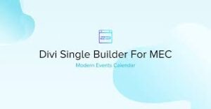 Divi Single Builder for MEC nulled