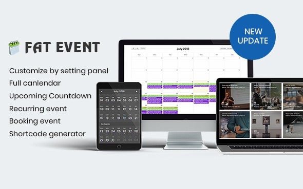 FAT Event Nulled WordPress Event and Calendar Booking Free Download
