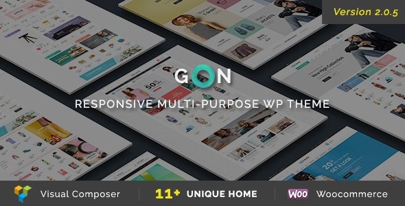 Gon Nulled Responsive Multi-Purpose WordPress Theme Free Download
