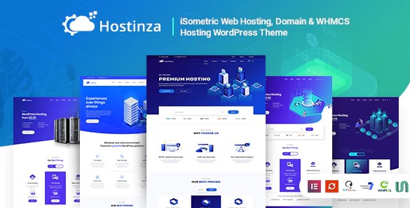 Hostinza Nulled Isometric Domain & Whmcs Web Hosting WordPress Theme Free Download