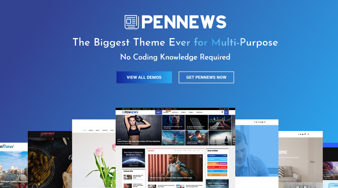 PenNews Nulled News/ Magazine/ Business/ Portfolio WordPress Theme Download