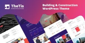 TheTis Nulled Construction & Architecture WordPress Theme Free Download
