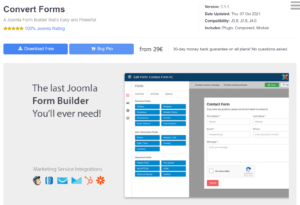 Convert Forms PRO Nulled Joomla free download