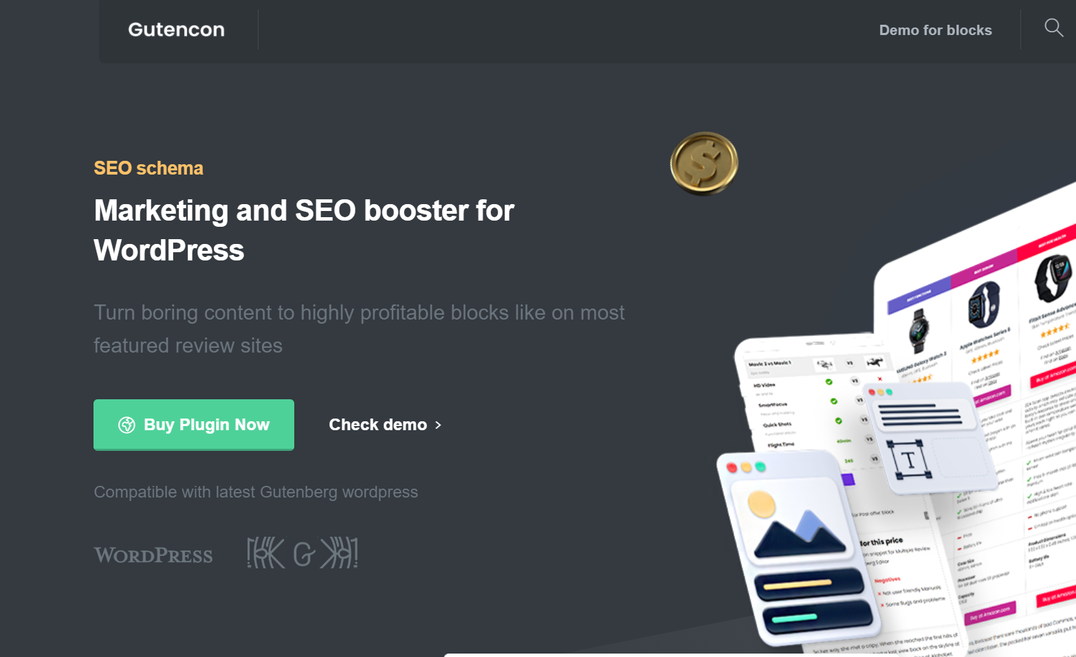 Gutencon Nulled Marketing and SEO Booster, Listing and Review Builder for Gutenberg Free Download