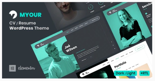 Myour Nulled WordPress Resume Theme Free Download
