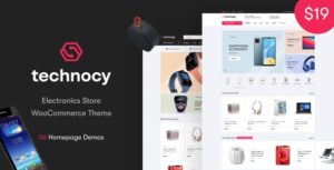 Technocy Nulled Electronics Store WooCommerce Theme Free Download