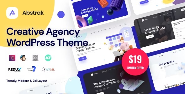 Abstrak Nulled Creative Agency Theme Download