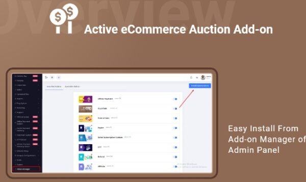 Active eCommerce Auction Add-on Nulled Download
