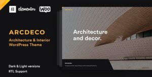 Arcdeco Nulled Architecture Interior Design Theme Download