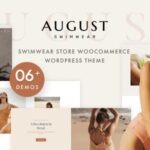 August Nulled Swimwear WooCommerce WordPress Theme Download