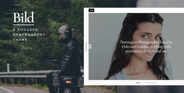 Bild Nulled A Focused WordPress Photography Theme Download