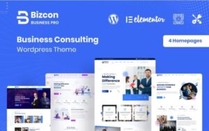 Bizcon Nulled Business Consulting WordPress Theme Download