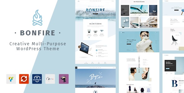 Bonfire Nulled Creative Multipurpose WordPress Theme Download