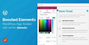 Boosted Elements Nulled WordPress Page Builder Add-on - for Elementor Download