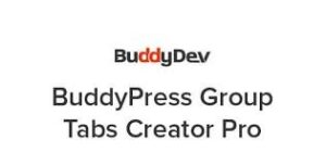 BuddyPress Group Tabs Creator Pro Nulled Download