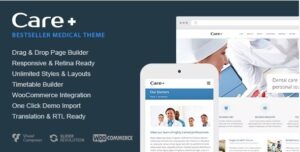 Care Nulled Medical and Health Blogging WordPress Theme Download