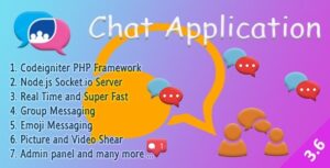 Chat Manager Nulled Codeigniter Node.js chat script Download