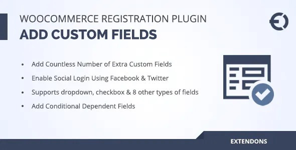 Custom User Registration Fields for WooCommerce Nulled Download