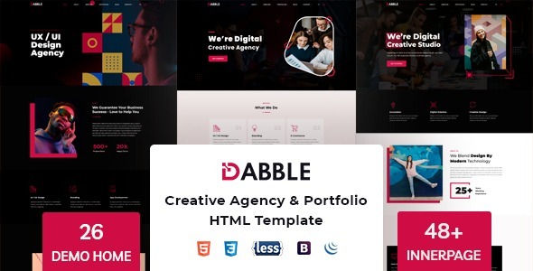 Dabble Nulled Creative Agency & Portfolio WordPress Theme Download