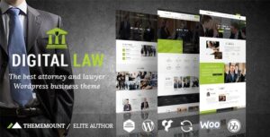 Digital Law Nulled Attorney & Legal Advisor WordPress Theme Download