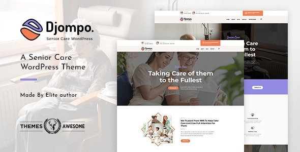 Djompo Nulled Senior Care WordPress Theme Download