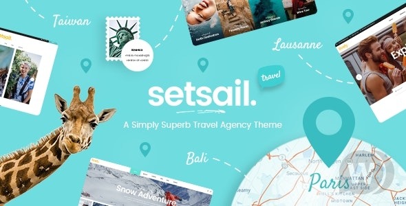 SetSail Nulled WordPress Travel Theme Download