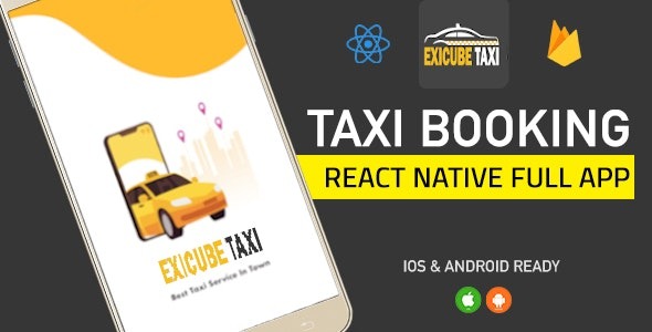 Exicube Taxi App ( GrabCab ) + iOS + Android + Web + Admin Nulled Free Download