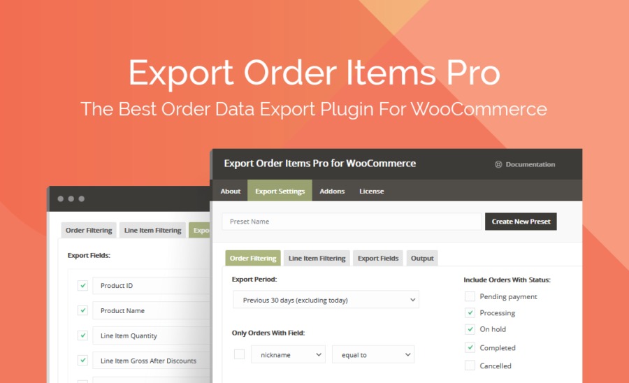 Export Order Items Pro for WooCommerce Nulled Download