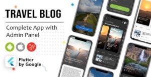 Flutter Blog App News App Nulled Travel, News, Branding App Download