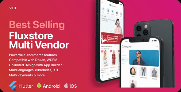 Fluxstore Single Vendor Nulled Flutter E-commerce Full App Download
