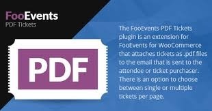 FooEvents PDF Tickets Nulled Download